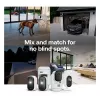 Arlo E3 HD 2-CAMS + 2X Mounts