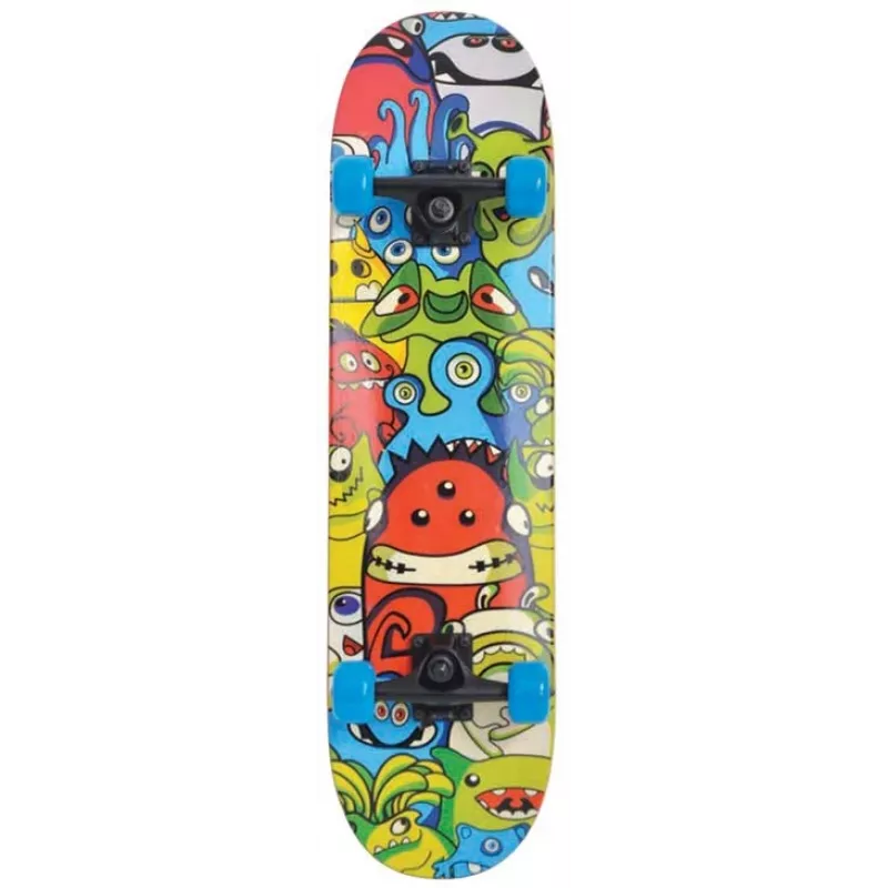Schildkröt Funsports Slider 31 skeitbords (klasika) kļavas koks, daudzkrāsains