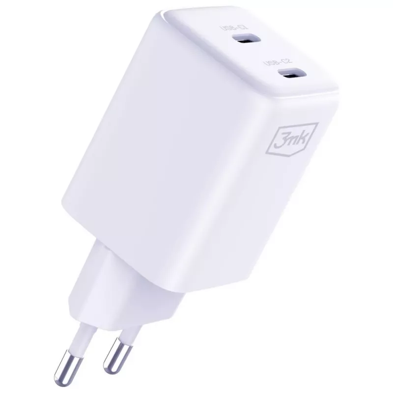 3MK lādētājs Hyper Charger PD 45W GaN QC4+ PPS — USB-C ātrais lādētājs 45W