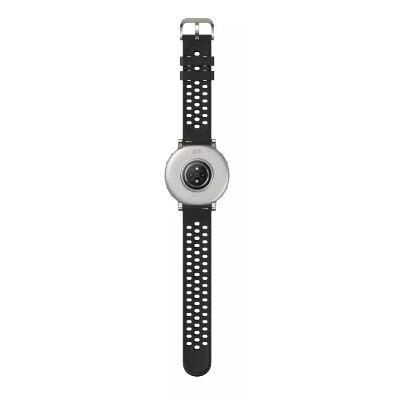 Viedpulkstenis Amazfit Active 3 — 1,32 collu (3,35 cm) AMOLED 466×466 pikseļi, GPS, 365 mAh, silikona siksniņa