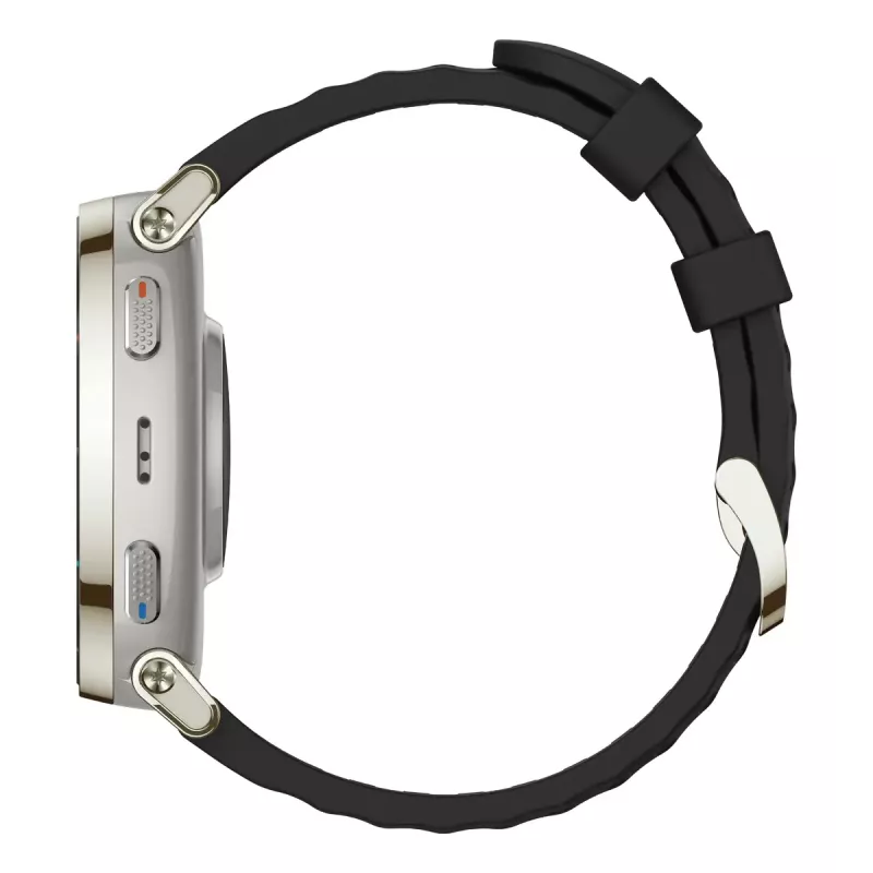 Viedpulkstenis Amazfit Active 3 — 1,32 collu (3,35 cm) AMOLED 466×466 pikseļi, GPS, 365 mAh, silikona siksniņa