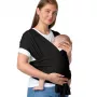 Momcozy Baby Wrap Carrier Melns | bērnu pārnēsātājs |