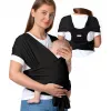 Momcozy Baby Wrap Carrier Melns | bērnu pārnēsātājs |