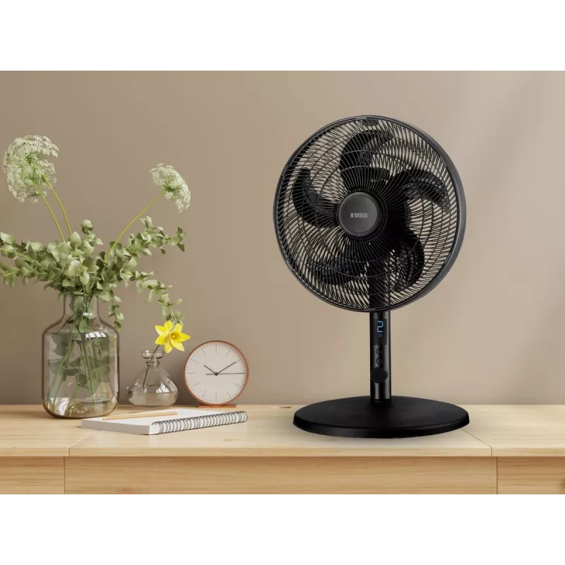 Noveen F535 X-Line 2-in-1 stāvošais un galda ventilators, 40 cm, melns