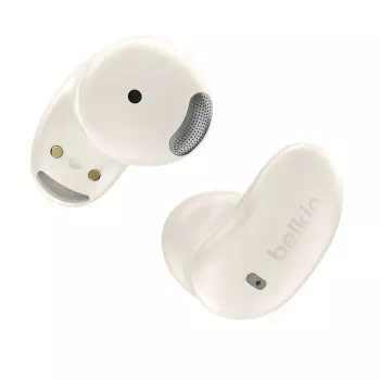 Austiņas Belkin SoundForm Anywhere — Ievietojamās vadu un bezvadu (USB-C, Bluetooth), balts, 4 g