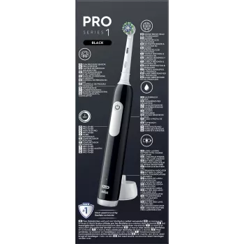 Elektriskā zobu suka BRAUN Oral-B Pro Series 1, melna