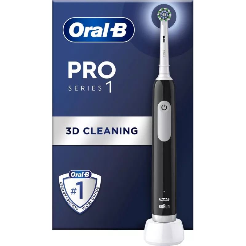 Elektriskā zobu suka BRAUN Oral-B Pro Series 1, melna