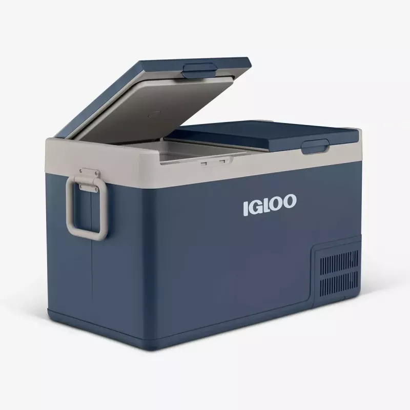 Dzesēšanas kaste Igloo ICF 80DZ 83 L elektriskā (maiņstrāva/līdzstrāva, 100–240 V) zila/pelēka