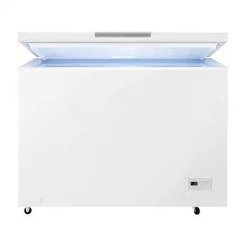 Lādes saldētava AEG AHB531D1LW – brīvi stāvoša, 308 L ietilpība, 4* zvaigžņu, 21 kg/24h sasaldēšana, D energoefektivitātes klase, balta