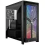 Corsair FRAME 4000X RS Mid-Tower datora korpuss melns RGB ventilators 4x RS120 PWM