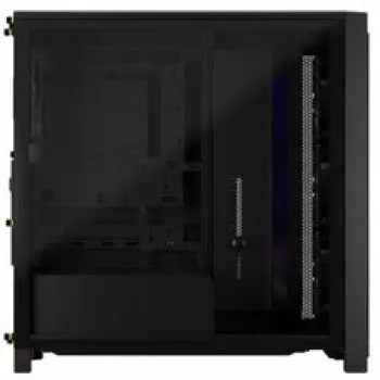 Corsair FRAME 4000X RS Mid-Tower datora korpuss melns RGB ventilators 4x RS120 PWM