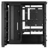 Corsair FRAME 4000X RS Mid-Tower datora korpuss melns RGB ventilators 4x RS120 PWM
