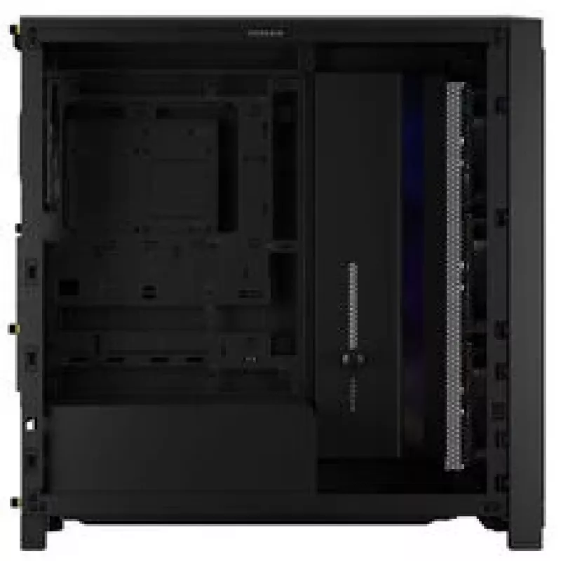 Corsair FRAME 4000X RS Mid-Tower datora korpuss melns RGB ventilators 4x RS120 PWM