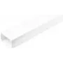 StarTech.com vienlaidus kabeļu pārvaldības kanāls ar līmlenti un vāciņu, 1-3/4 inch (45 mm) W x 1-1/8 inch (27 mm) H, 6 pēdas (1,8 m), PVC tīkla/barošanas vadu slēpšanas komplekts, sienas vadu organizēšanas sistēma