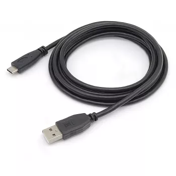 EQUIP USB 2.0 kabelis C uz A M/M, 0,3 m, USB 2.0 480 Mb/s, niķelēti kontakti, melns