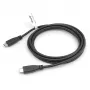 USB-C uz USB-C kabelis 2.0 EQUIP 128833, 0,5 m, PD 60W, 0,48 Gbit/s, niķelēti kontakti, melns