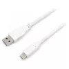 USB 3.2 Gen 1 C–A kabelis EQUIP 0,5 m 5 Gbps balts (USB-C uz USB-A, niķelēti kontakti)
