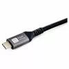 USB4 Gen3x2 C–C kabelis EQUIP 128380, 0,5 m, PD 3.1 240 W, 40 Gbps, 8K/60 Hz, melns