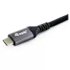 USB4 Gen3x2 C–C kabelis EQUIP 128380, 0,5 m, PD 3.1 240 W, 40 Gbps, 8K/60 Hz, melns