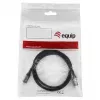 USB4 Gen3x2 C–C kabelis EQUIP 128380, 0,5 m, PD 3.1 240 W, 40 Gbps, 8K/60 Hz, melns