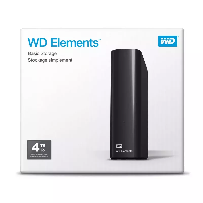 Western Digital 4TB ārējais cietais disks USB 3.2 Gen 1 WDBWLG0040HBK-EESN