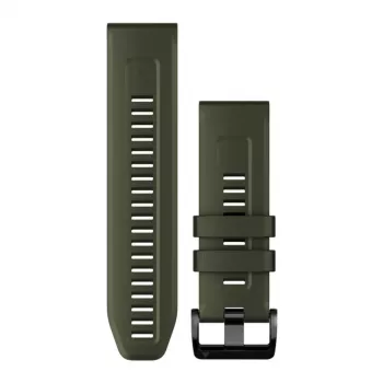 Garmin viedpulksteņa piederumi fenix 7X 26mm QuickFit Moss silikona siksniņa