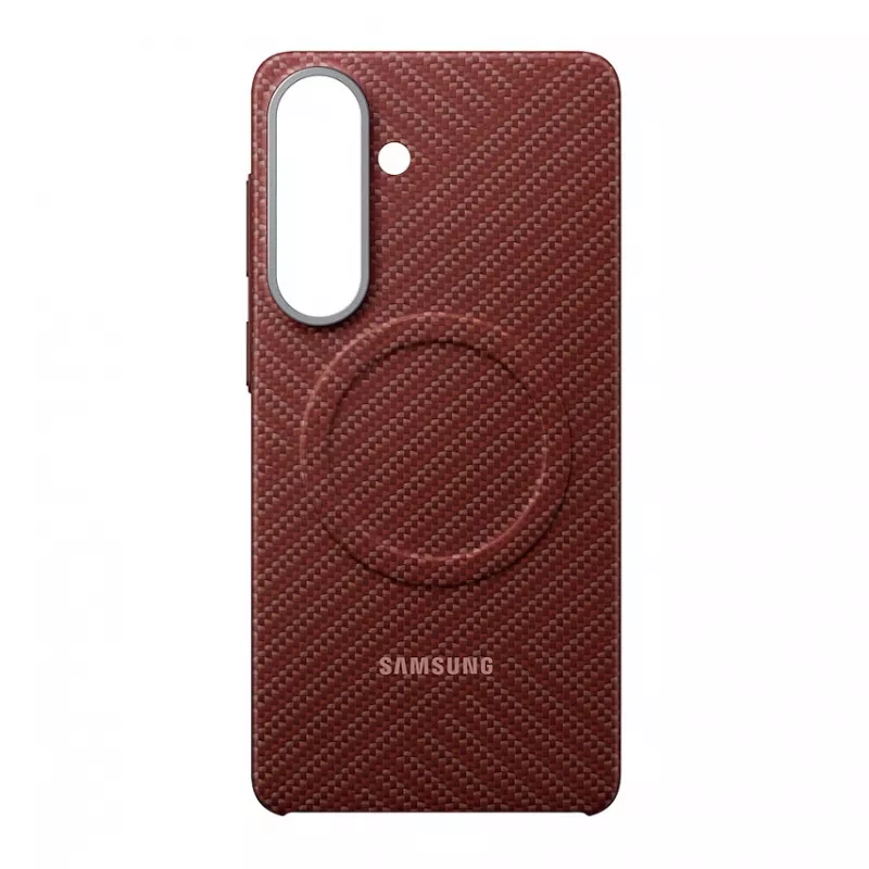 Samsung Carbon Magnet vāciņš Galaxy S26+, sarkans