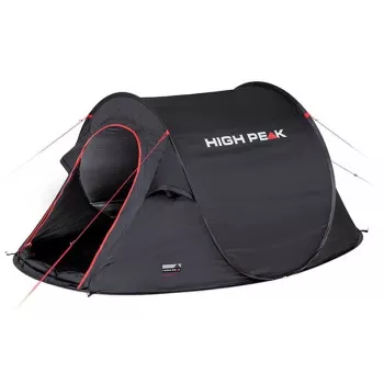 High Peak Vision 3 Melns Tunnel telts 10290