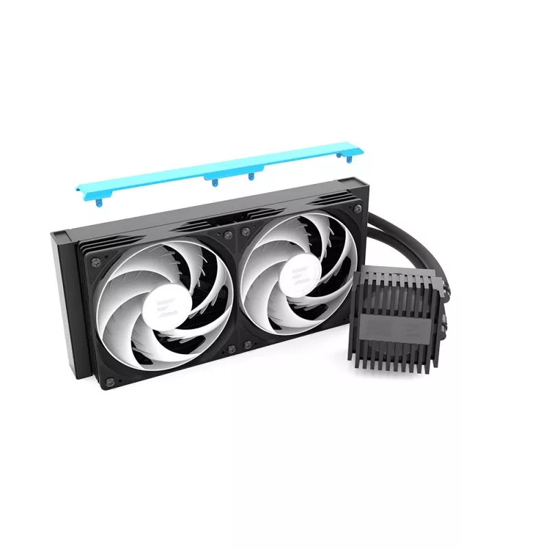 ZALMAN ALPHA2 V2 A24 240 mm CPU šķidruma dzesētājs — slēgta tipa AIO, melns