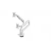 Monitora galda statīvs Arozzi AZ-ALZARE-NEO-DUO-WT 2 ekrāniem, līdz 81,3 cm (32 collas), 18 kg kopā, VESA 75x75–100x100, balts
