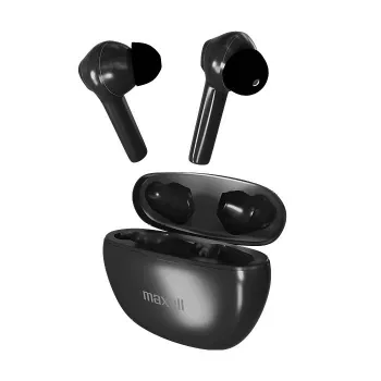 Maxell Dynamic+ bezvadu austiņas ar uzlādes futrāli Bluetooth melnā krāsā