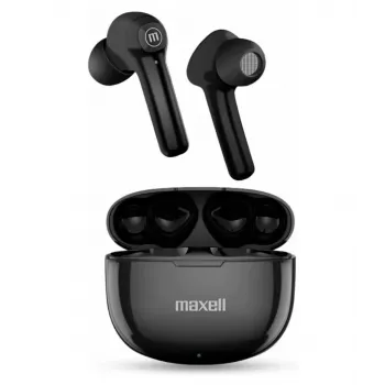 Maxell Dynamic+ bezvadu austiņas ar uzlādes futrāli Bluetooth melnā krāsā