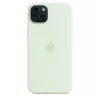 Silikona maciņš ar MagSafe Apple iPhone 15 Plus — Silikons, Piparmētru, 6.7 collu iPhone 15 Plus