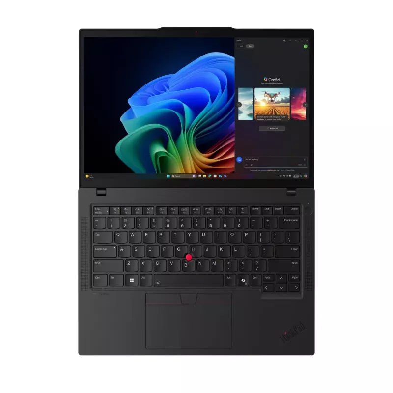 Portatīvais dators Lenovo ThinkPad T14 Gen 6 (AMD) — AMD Ryzen AI 5 PRO 340, 14 collas WUXGA, 32 GB DDR5, 512 GB SSD, Windows 11 Pro, melns