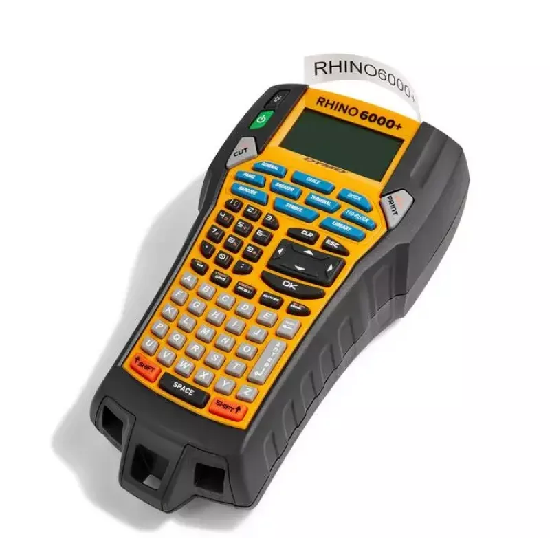 DYMO RHINO 6000+ ABC CASE UK Tiešā termiskā Termiskā pārnese Melns Dzeltens