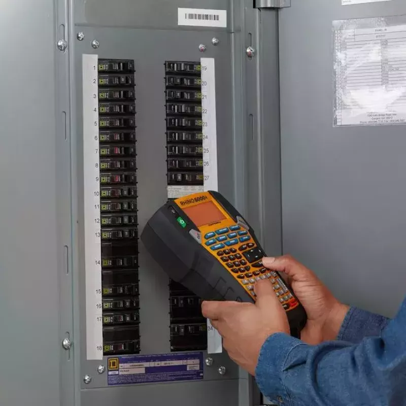 DYMO RHINO 6000+ ABC CASE UK Tiešā termiskā Termiskā pārnese Melns Dzeltens