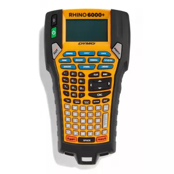 DYMO RHINO 6000+ ABC CASE UK Tiešā termiskā Termiskā pārnese Melns Dzeltens