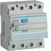 Noplūdes strāvas relejs Hager CD441J 30 mA 4×40 A AC