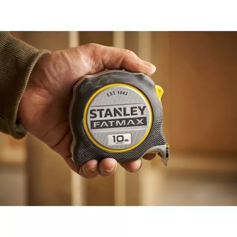 Mērlente Stanley FMHT38232-0 10 m, melna/dzeltena