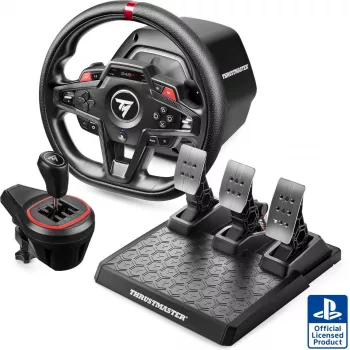 Spēka atgriezeniskās saites sacīkšu stūre Thrustmaster T248R ar pārnesumu pārslēga komplektu PS5/PC