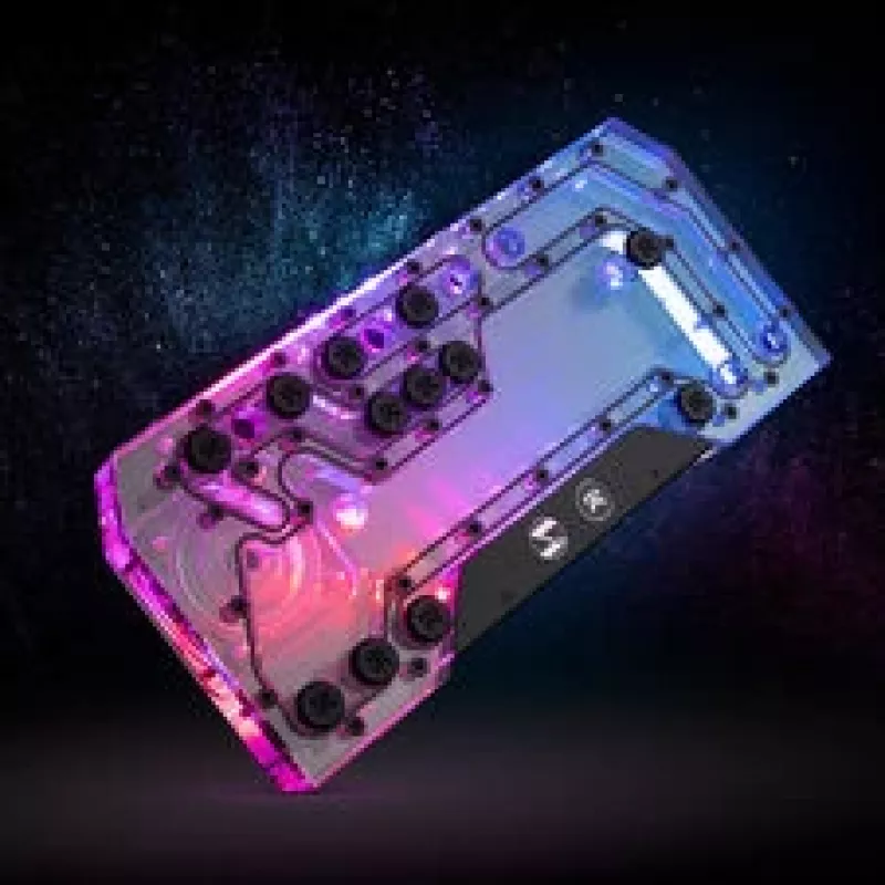 Ūdens dzesēšanas sadales plāksne EK Water Blocks EK-Mana G2 Lian Li PC-O11D EVO (D5 sūknis) 0000012641