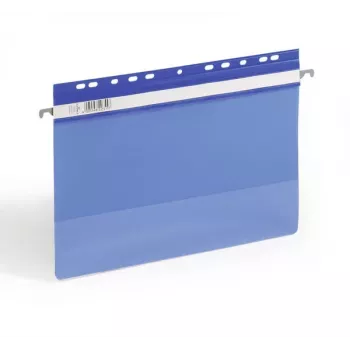 Piekaramā mape Durable 2561-06 A4 plastmasas zila caurspīdīga
