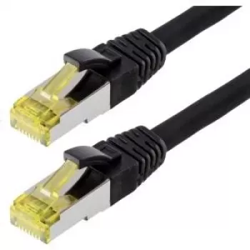 Tīkla kabelis Helos 118125 Melns 10m Cat6a S/FTP