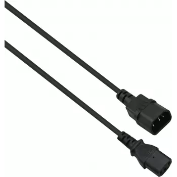 Strāvas pagarinātājkabelis helos 262659 IEC 60320 C13 uz C14 250V 1m