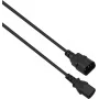 Strāvas pagarinātājkabelis helos 262659 IEC 60320 C13 uz C14 250V 1m