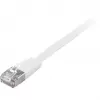 Tīkla kabelis Equip Cat.6A U/FTP plakanais komutācijas kabelis RJ-45 10 m balts
