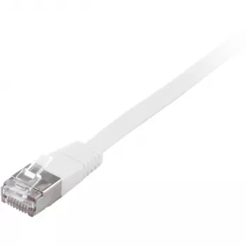 Tīkla kabelis Equip Cat.6A U/FTP plakanais komutācijas kabelis RJ-45 10 m balts