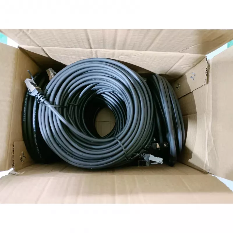 Patch vads Equip Cat.6 RJ-45 5m melns