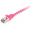 komutācijas kabelis Equip Cat.6A S/FTP RJ-45 3m Rozā