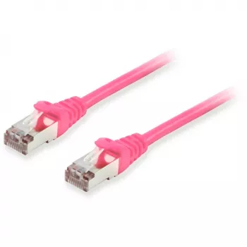 komutācijas kabelis Equip Cat.6A S/FTP RJ-45 5m Rozā